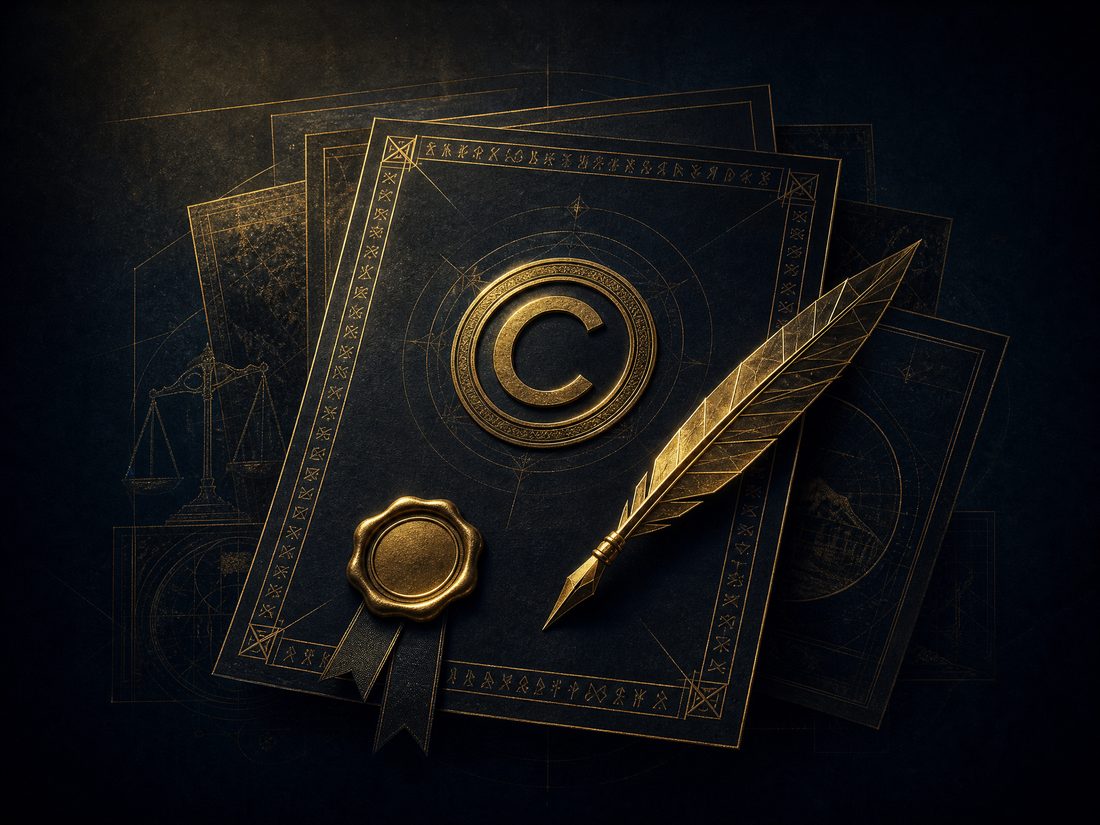 Illustration of a golden wax seal and quill resting on a formal notice document